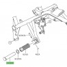 Repose-pieds arrière Kawasaki 340280344 | Moto Shop 35