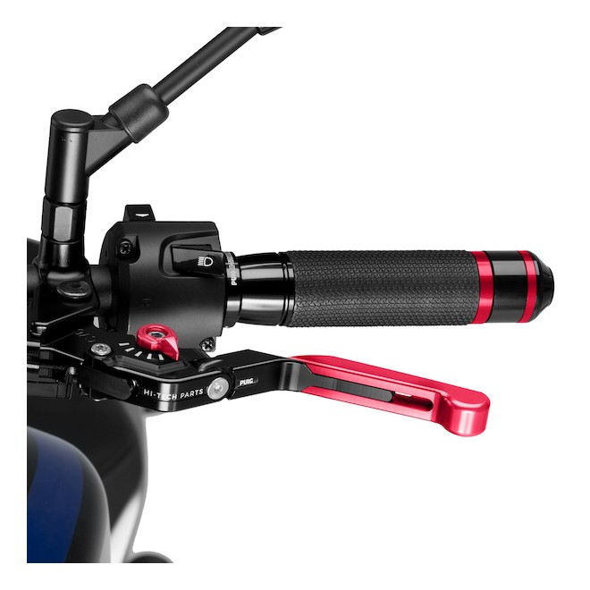 Levier d'embrayage rabattable extensible Puig 3.0 Rouge | Moto Shop 35