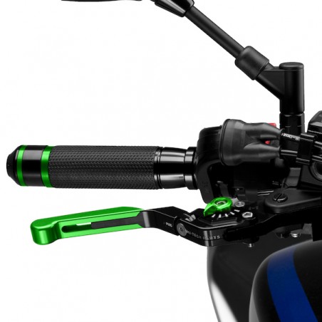 Levier de frein rabattable extensible Puig 3.0 Vert | Moto Shop 35