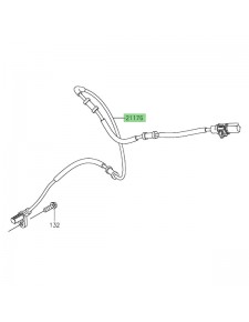 Câble ABS avant Kawasaki Eliminator 500 (2024-2025) | Réf. 211761180