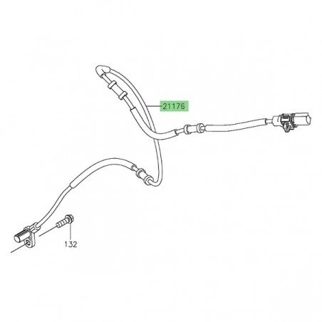Câble ABS avant Kawasaki Eliminator 500 (2024-2025) | Réf. 211761180