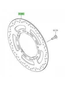 Disque de frein avant Kawasaki Eliminator 500 (2024-2025) | Réf. 410800747