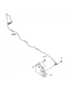 Câble ABS arrière Kawasaki Eliminator 500 (2024-2025) | Réf. 211761181