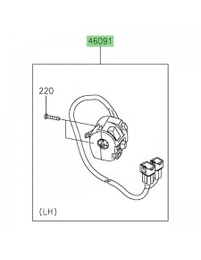 Commodo gauche Kawasaki Eliminator 500 (2024-2025)