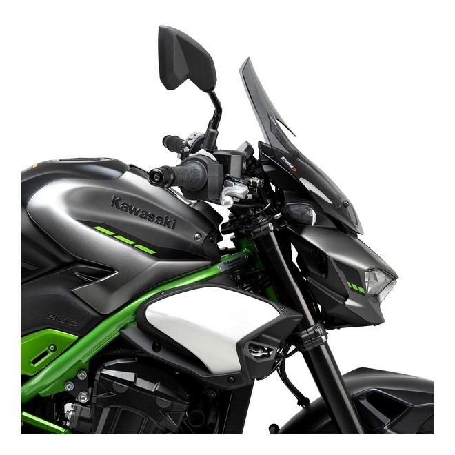 Saute-vent Touring Puig fumé clair Kawasaki Z900 (2025-2026) | Réf. 22440H