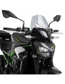 Saute-vent Touring Puig fumé clair Kawasaki Z900 (2025) | Réf. 22440H
