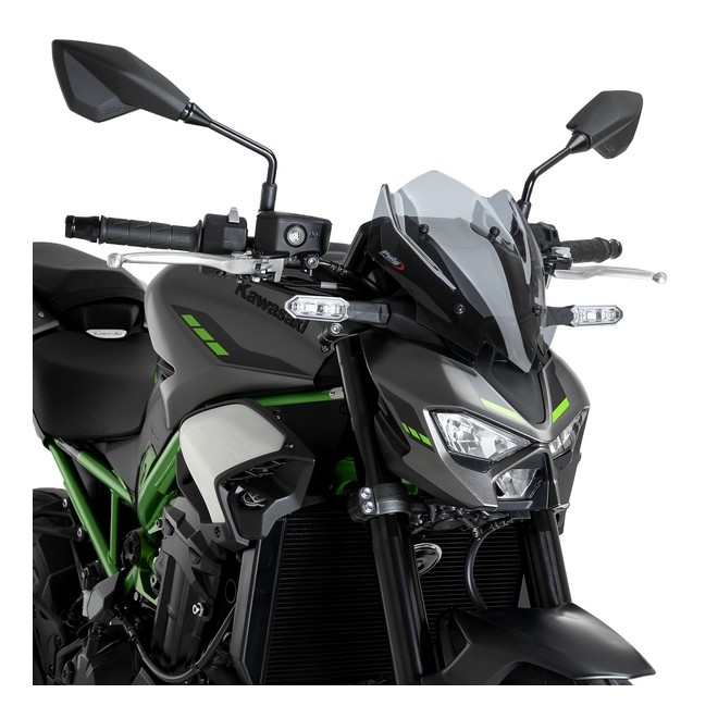Saute-vent Sport Puig fumé clair Kawasaki Z900 (2025) | Réf. 22439H