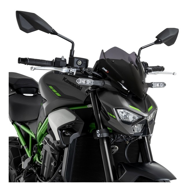 Saute-vent Sport Puig fumé foncé Kawasaki Z900 (2025-2026) | Réf. 22439F