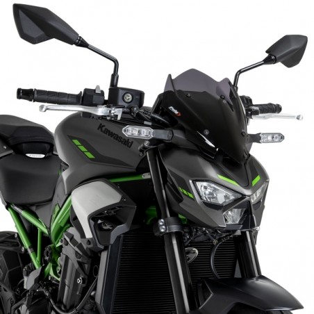 Saute-vent Sport Puig fumé foncé Kawasaki Z900 (2025) | Réf. 22439F