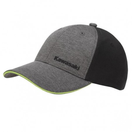 Casquette grise et noire Kawasaki Sports 2026 | Réf. 023SPA2620