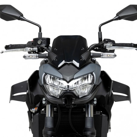 Ailerons latéraux noir mat Puig D12 Kawasaki Z650 (2020-2025) | Réf. 22472J
