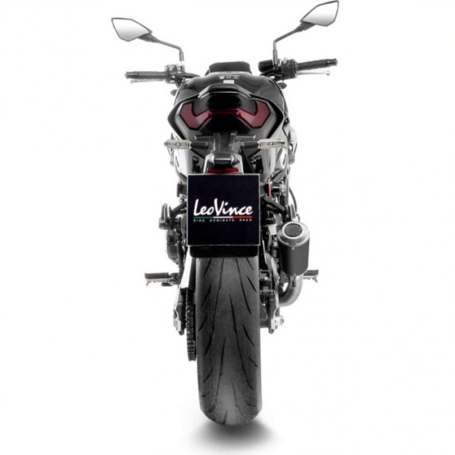 Silencieux LeoVince LV-10 Inox Black Edition Kawasaki Z900 (2025-2026) | Réf. 15270B