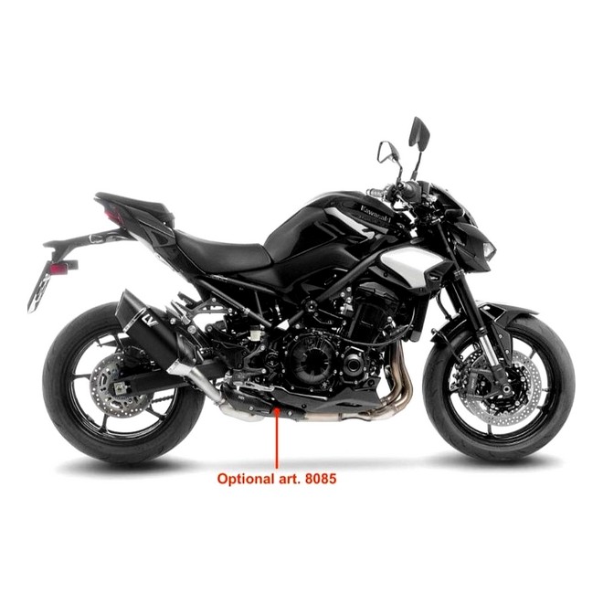 Silencieux LeoVince LV-14R Inox Black Edition Kawasaki Z900 (2025) | Réf. 15605B