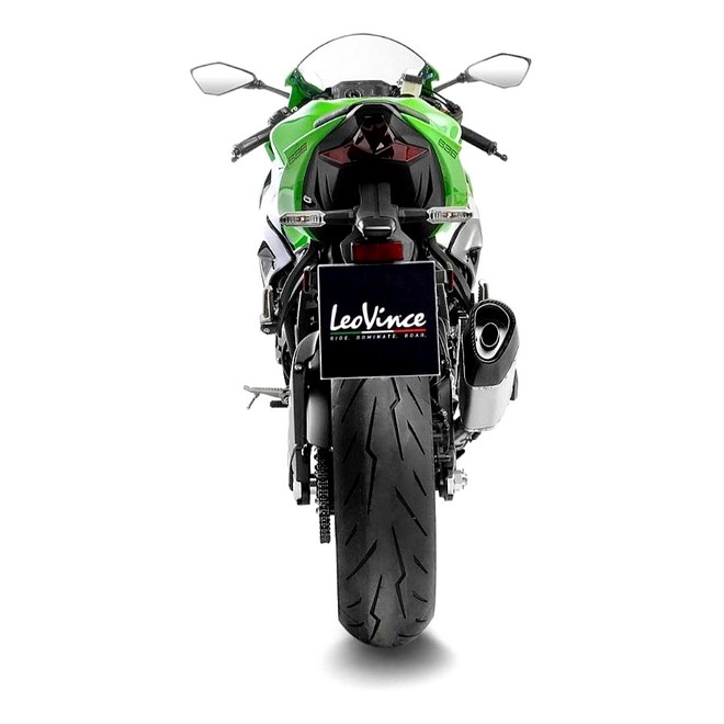 Silencieux LeoVince LV-14R Inox Kawasaki Ninja ZX-6R (2019-2026) | Réf. 15625
