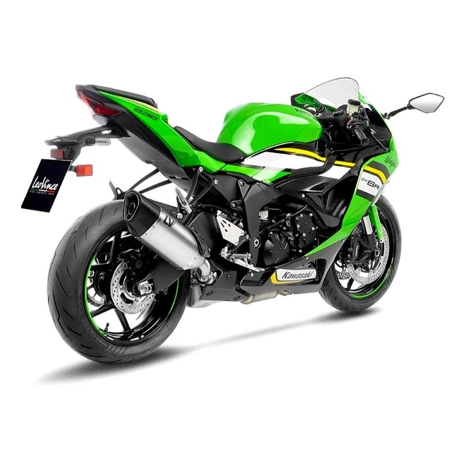 Silencieux LeoVince LV-14R Inox Kawasaki Ninja ZX-6R (2019-2026) | Réf. 15625