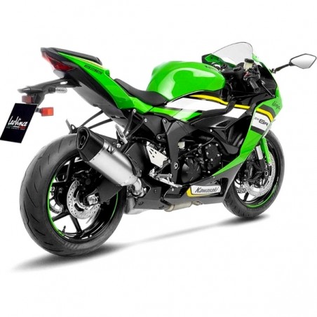 Silencieux LeoVince LV-14R Inox Kawasaki Ninja ZX-6R (2019-2025) | Réf. 15625
