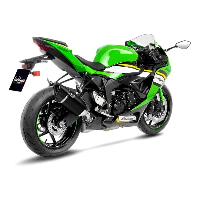 Silencieux LeoVince LV-14R Inox Black Edition Kawasaki Ninja ZX-6R (2019-2026) | Réf. 15625B