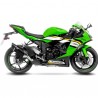 Silencieux LeoVince LV-14R Inox Black Edition Kawasaki Ninja ZX-6R (2019-2025) | Réf. 15625B