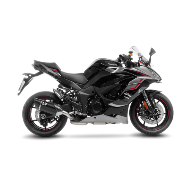 Silencieux LeoVince LV-14R Black Edition Kawasaki Ninja 1100SX (2025-2026) | Réf. 15602B