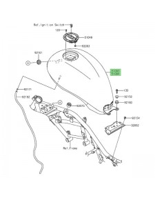 Réservoir d'essence Kawasaki Eliminator 500 (2024-2025) | Moto Shop 35