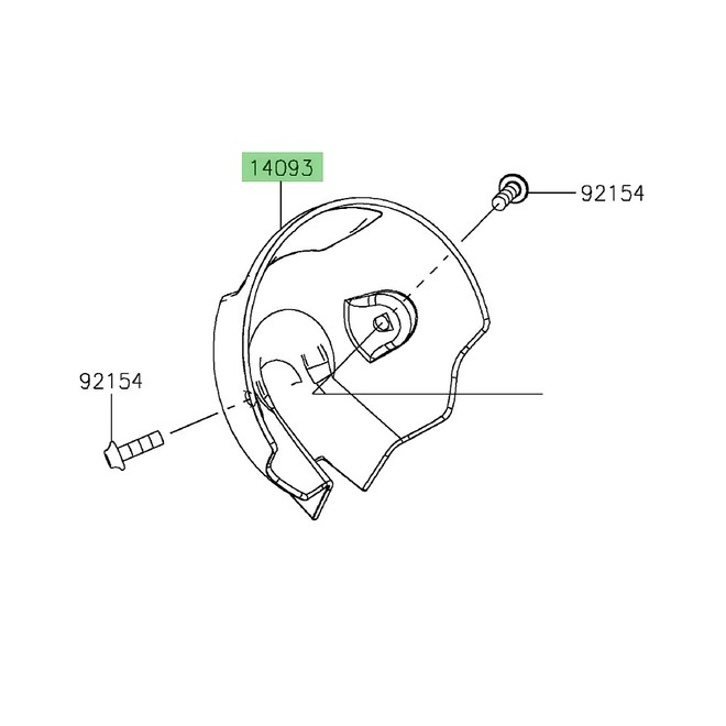 Dessous de compteur Kawasaki 140931351 | Moto Shop 35 Dessous de compteur Kawasaki 140931351 | Moto Shop 35