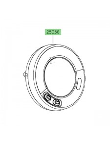 Bloc compteur Kawasaki 250360182 | Moto Shop 35