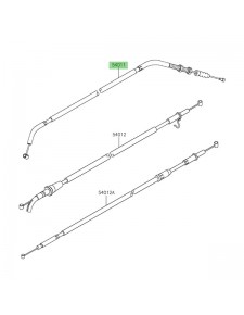 Câble d'embrayage Kawasaki 540110664 | Moto Shop 35
