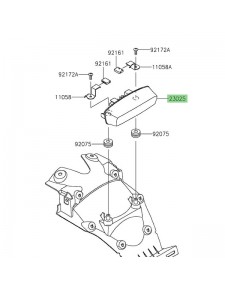 Feux arrière à Leds Kawasaki Eliminator 500 (2024-2025) | Réf. 230250396