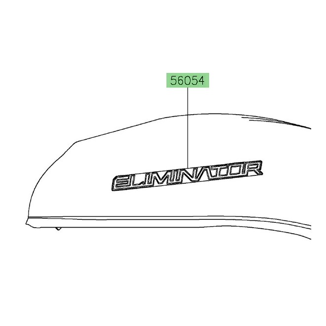 Autocollant "Eliminator" réservoir Kawasaki Eliminator 500 (2024-2025) | Moto Shop 35 Autocollant "Eliminator" réservoir Kawasaki Eliminator 500 (2024-2025) | Moto Shop 35