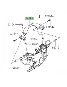 Support clignotants Kawasaki Eliminator 500 (2024-2025) | Réf. 140931303
