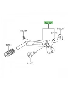 Sélecteur de vitesse Kawasaki Z900 (2025-2026) | Réf. 132360865