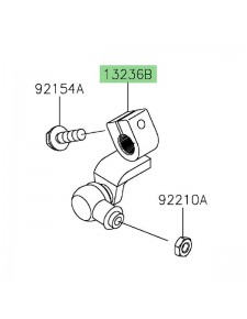 Rotule de sélecteur de vitesse Kawasaki Z900 A2/Full/SE (2025-2026) | Réf. 132360866