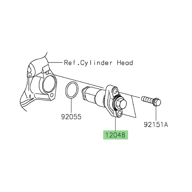 Tendeur de chaîne Kawasaki 120480080 | Moto Shop 35 Tendeur de chaîne Kawasaki 120480080 | Moto Shop 35