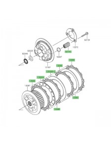 Kit embrayage d'origine Kawasaki Z900 A2/Full/SE (2017-2026) | Moto Shop 35