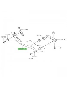 Sabot moteur peint gauche Kawasaki Z900 A2/Full/SE (2025-2026) |Moto Shop 35