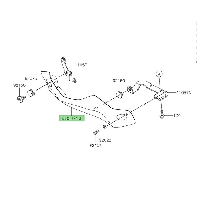 Sabot moteur peint gauche Kawasaki Z900 A2/Full/SE (2025-2026) |Moto Shop 35 Sabot moteur peint gauche Kawasaki Z900 A2/Full/SE (2025-2026) |Moto Shop 35