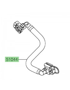 Durite d'essence d'origine Kawasaki Z900 (2025-2026) | Réf. 510441279