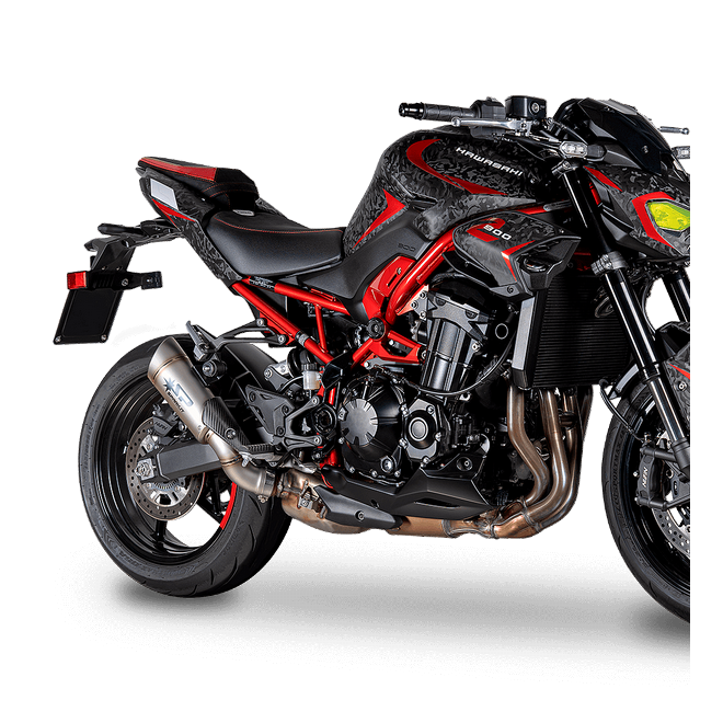 Silencieux Spark Grid-O Titane Kawasaki Z900 A2/Full/SE (2025-2026) | Réf. GKA0908TOM