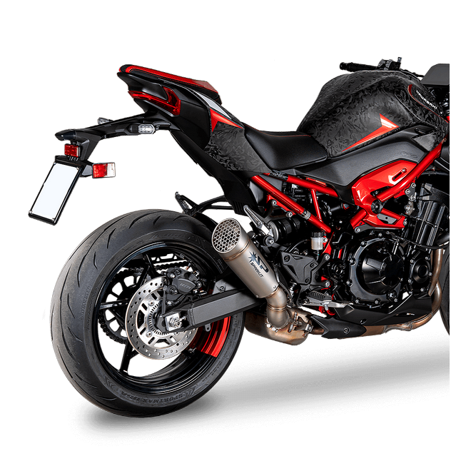 Silencieux Spark Grid-O Titane Kawasaki Z900 A2/Full/SE (2025-2026) | Réf. GKA0908TOM