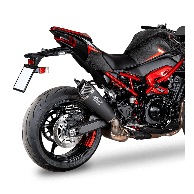 Silencieux Spark Konix Evo Titane Dark Kawasaki Z900 A2/Full/SE (2025-2026) | Réf. GKA0907DOM