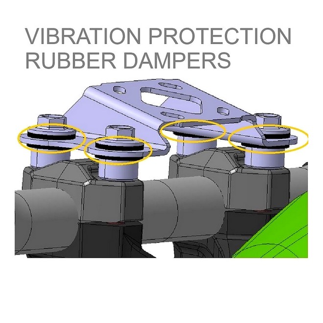 Support de GPS 999942290 anti-vibrations Kawasaki KLE500 (+SE) (2026) | Moto Shop 35