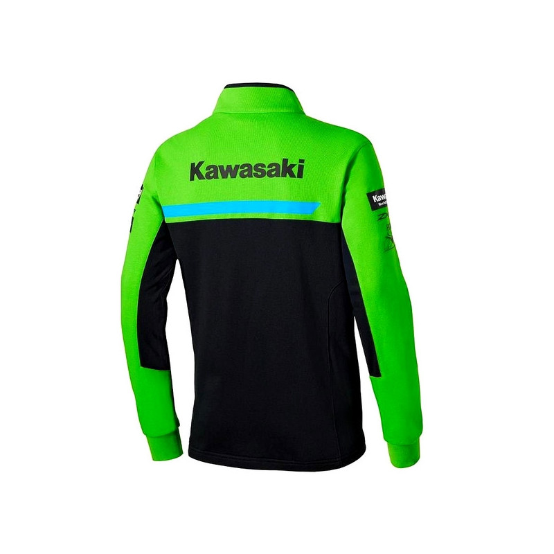 Sweat zippé homme Kawasaki WorldSBK 2026 | Moto Shop 35
