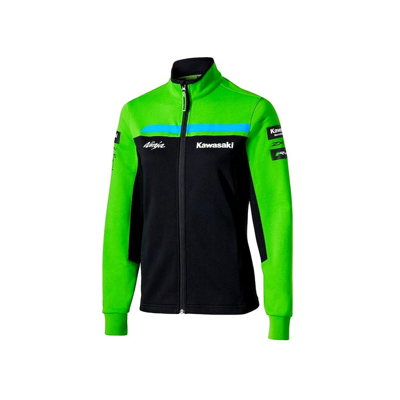 Sweat zippé femme Kawasaki WorldSBK 2026 | Moto Shop 35