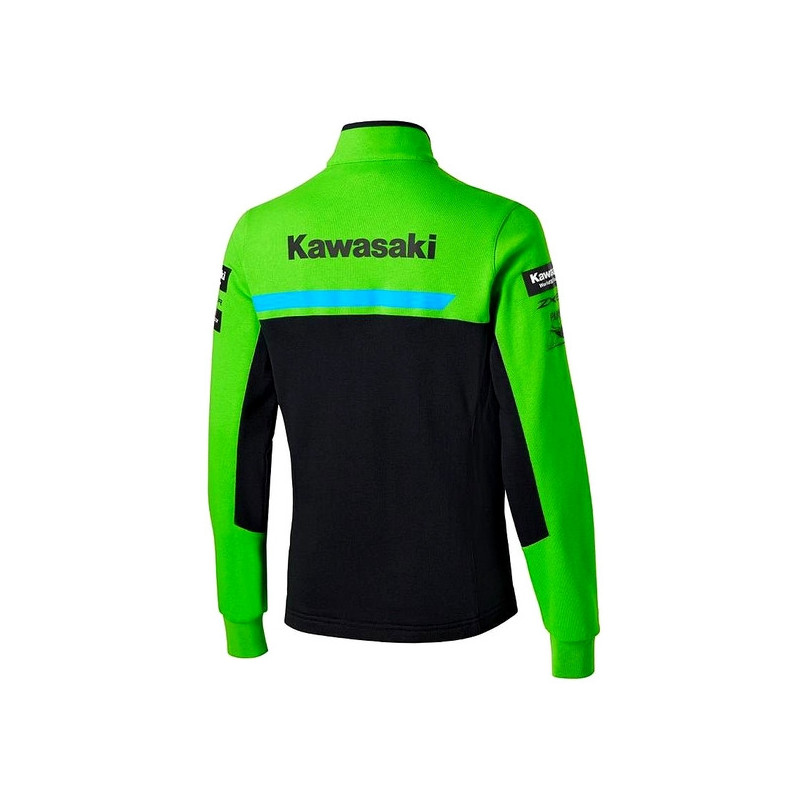 Sweat zippé femme Kawasaki WorldSBK 2026 | Moto Shop 35