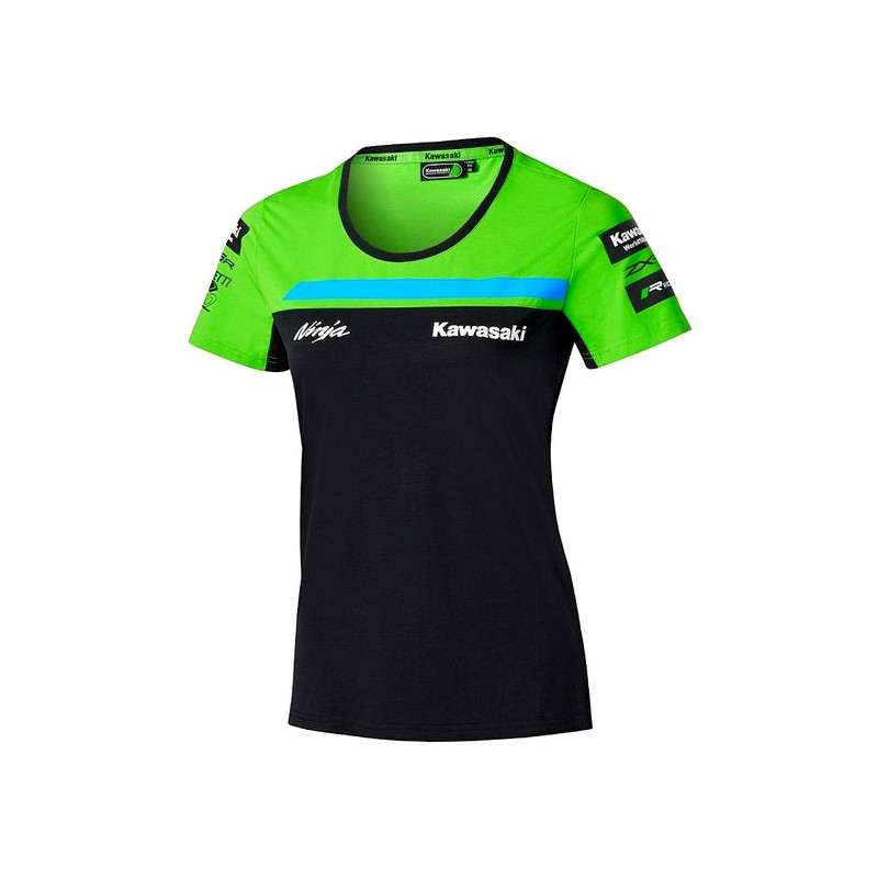 T-shirt femme Kawasaki WorldSBK 2026 | Moto Shop 35