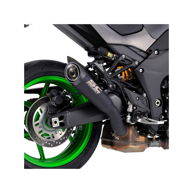 Silencieux SC Project S1 Titane noir K44A-T41MB Kawasaki Z1100 (2026) | Moto Shop 35