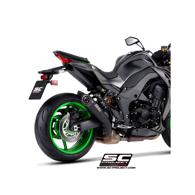 Silencieux SC Project S1 Titane noir K44A-T41MB Kawasaki Z1100 (2026) | Moto Shop 35