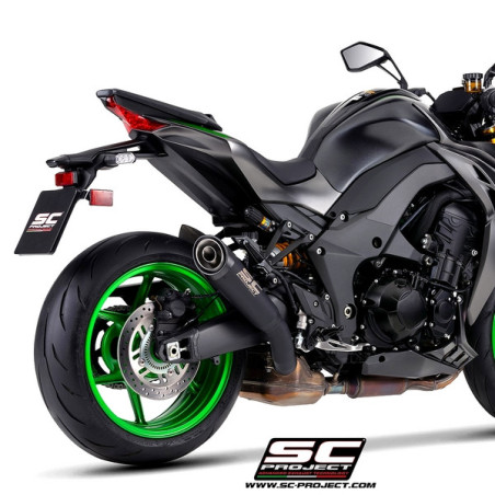 Silencieux SC Project S1 Titane noir K44A-T41MB Kawasaki Z1100 (2026) | Moto Shop 35