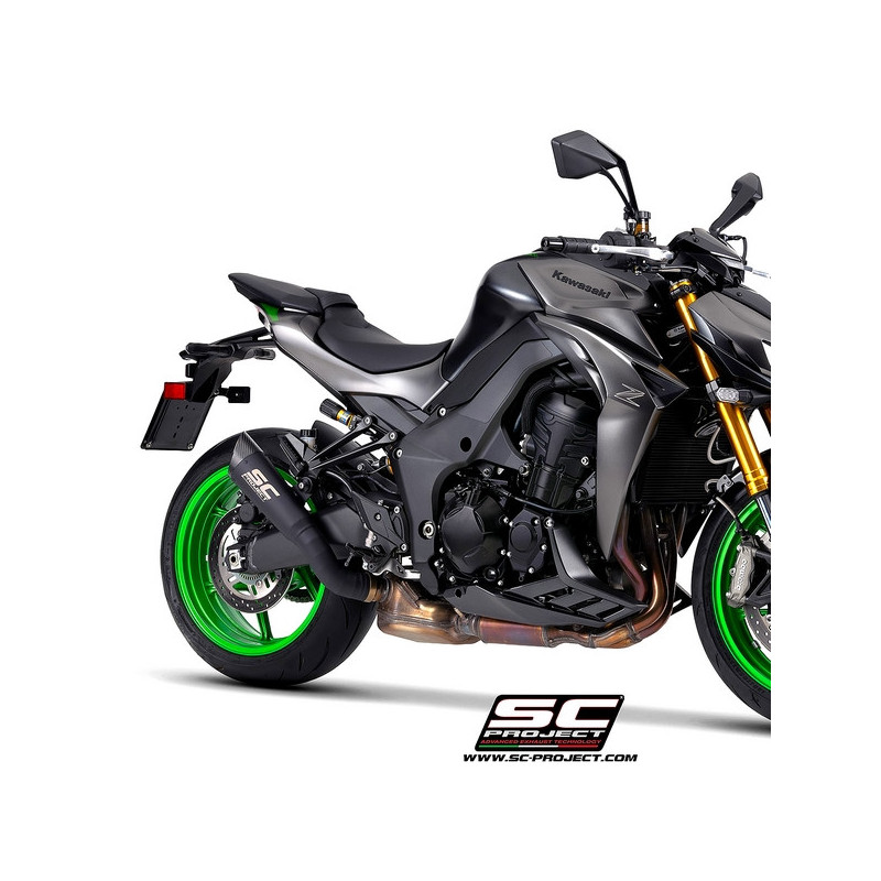 Silencieux SC Project S1 Titane noir K44A-T41MB Kawasaki Z1100 (2026) | Moto Shop 35
