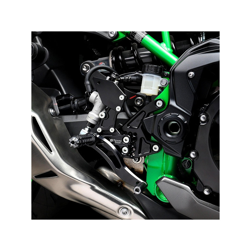 Commandes reculées Bonamici Racing K023B Kawasaki Z900 (2017-2026) | Moto Shop 35